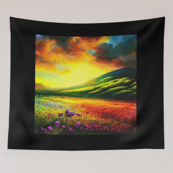 Item preview, Field of Flowers 18 - Throw Pillows and Prints.  designed and sold by ScatterHub.