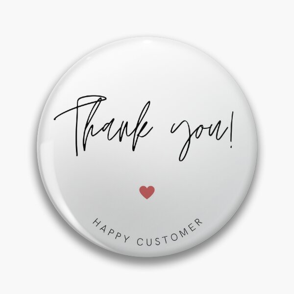 Item preview, Simple Thank you sticker design designed and sold by SubhashiArt.