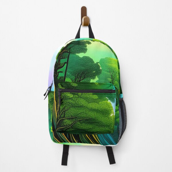 Item preview, Curved Trees, Ai Generated Art designed and sold by ACC .
