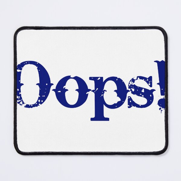 Item preview, Oops! Letter Art Design designed and sold by PrintDesign-Hub.