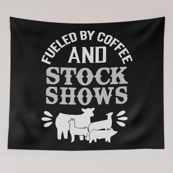 Item preview, Show Animals - Fueled By Coffee And Stock Shows designed and sold by handsoftime2020.