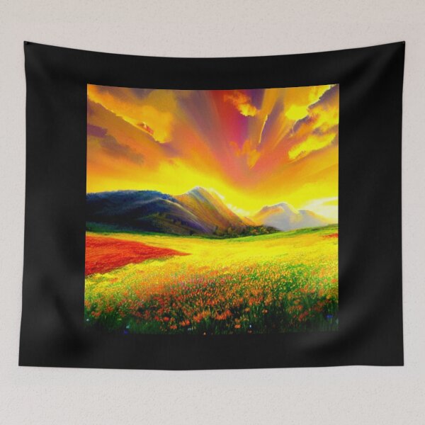 Item preview, Field of Flowers 19 - Throw Pillows and Prints.  designed and sold by ScatterHub.
