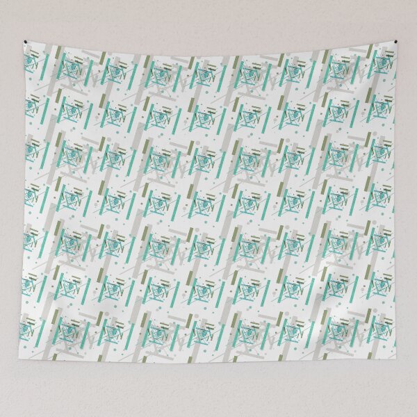 Item preview, Multi Color Abstract Retro Pattern designed and sold by IlustradoArts.