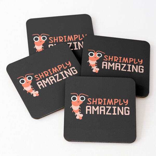 Item preview, Shrimply Amazing : Funny Shrimp Seafood Quote / Pun designed and sold by EnzoVectorism.
