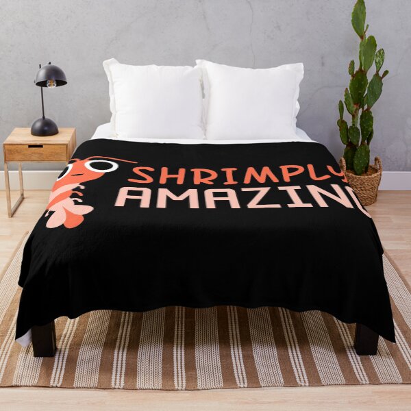 Item preview, Shrimply Amazing : Funny Shrimp Seafood Quote / Pun designed and sold by EnzoVectorism.