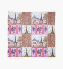 Paris Inspired Pointillism Grapes Wine Wood by Kristie Hubler Scarf