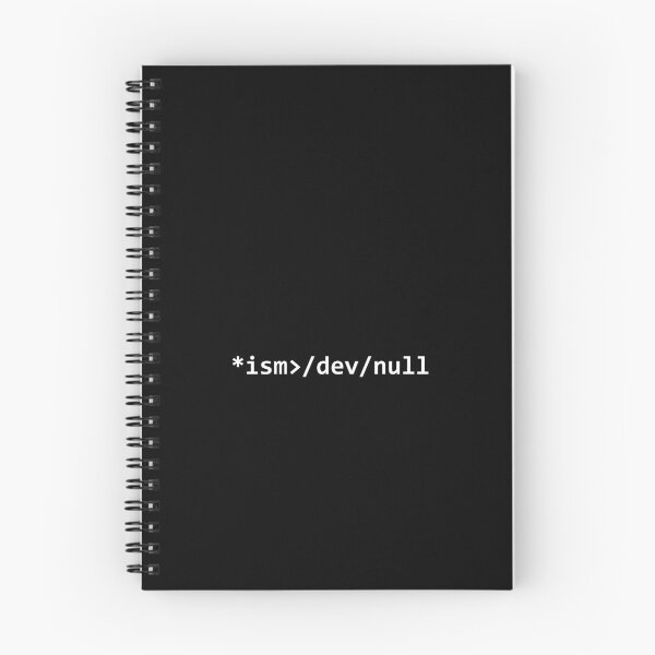 Item preview, *ism>/dev/null for dark background designed and sold by Jeeb-Arts.
