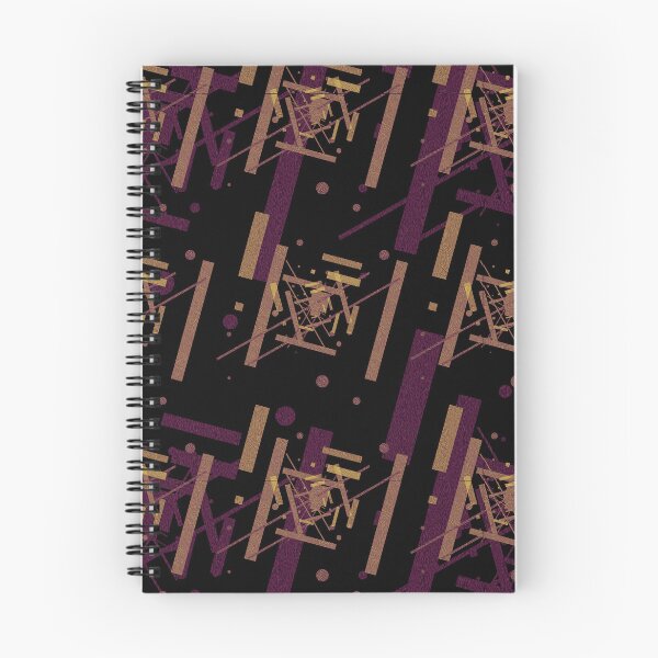Item preview, Multi Color Abstract Retro Pattern. Black background designed and sold by IlustradoArts.