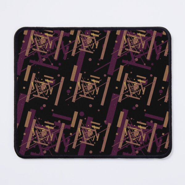 Item preview, Multi Color Abstract Retro Pattern. Black background designed and sold by IlustradoArts.