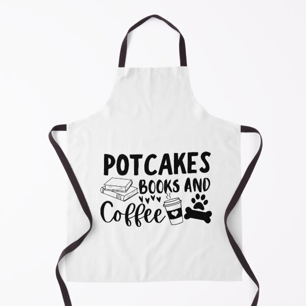 Item preview, Potcakes Books And Coffee Reader Coffee Quote black text designed and sold by EsraaBaniOdeh.