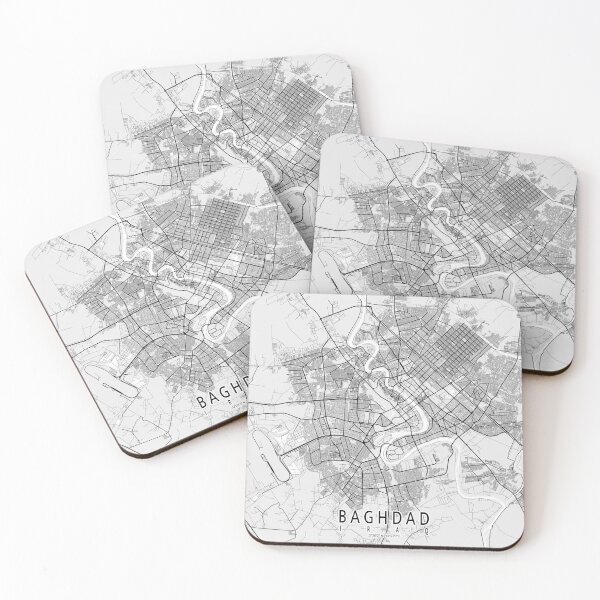 Item preview, Baghdad City Map of Iraq - Light designed and sold by deMAP.