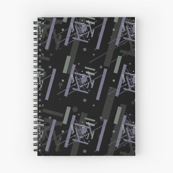 Item preview, Multi Color Abstract Retro Pattern. Black background designed and sold by IlustradoArts.