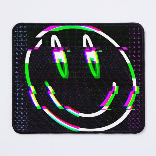 Item preview, Glitch Aesthetic Smiley Face designed and sold by SyrupTheWitch.