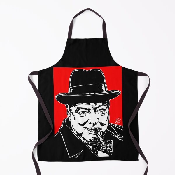 Item preview, WINSTON CHURCHILL ink and acrylic portrait designed and sold by lautir.