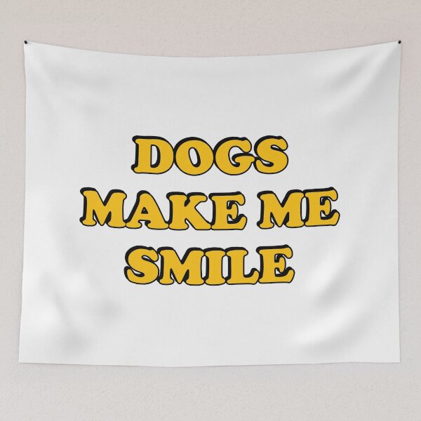 Item preview, Dogs make me smile designed and sold by Inspirationmotivation.