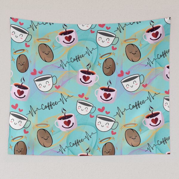 Item preview, Coffee break - may be coffee is addicted to me | coffee design | for coffee lovers |  designed and sold by Arteartz.
