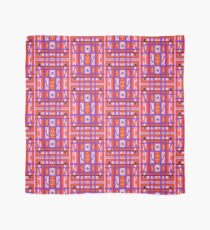 Curvy Plaid Abstract Feminine Folk Art by Kristie Hubler Scarf