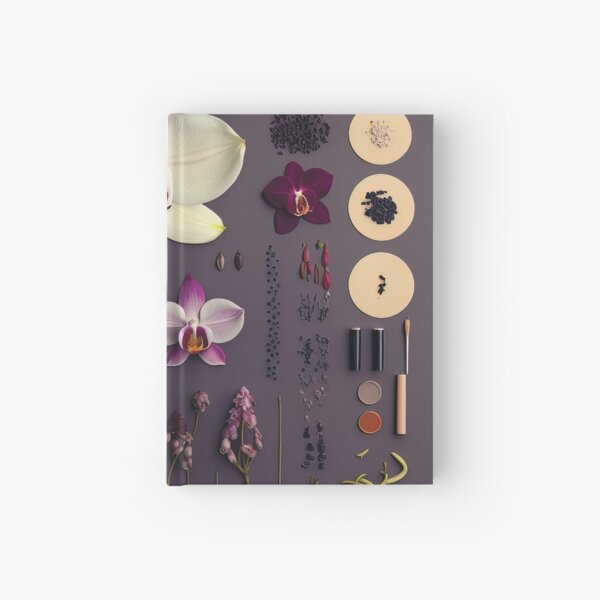 Item preview, Orchid Flower - Knolling Style designed and sold by fi-generations.