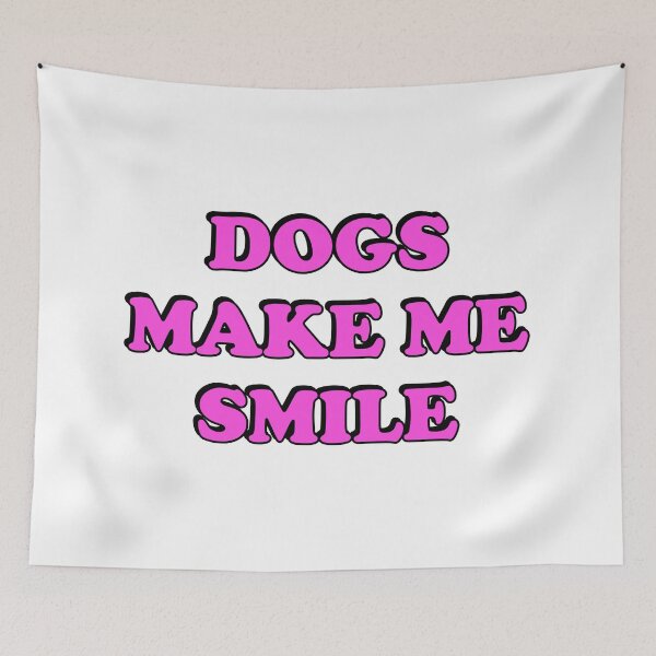 Item preview, Dogs make me smile designed and sold by Inspirationmotivation.