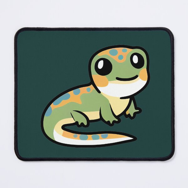 Artikelvorschau, Netter Kawaii Gecko-Eidechsen-Charakter entworfen und verkauft von DesArtStudio.