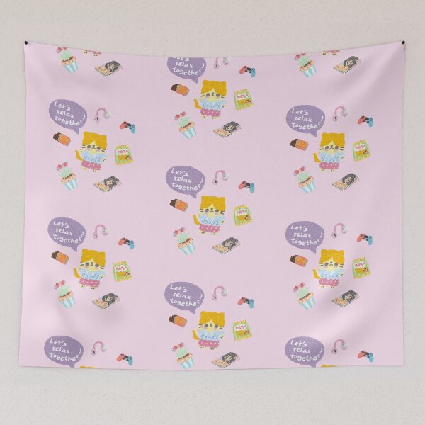 Item preview, Riraku-chan the Relaxing kitten's Favourite Things designed and sold by Katsukin Takamura.
