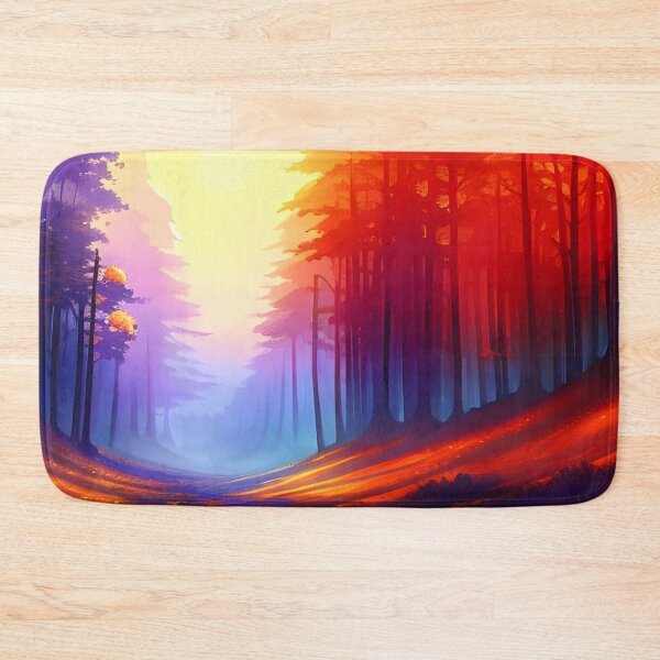 Item preview, Fiery Forest, watercolor, Ai Generated Art  designed and sold by ACC .
