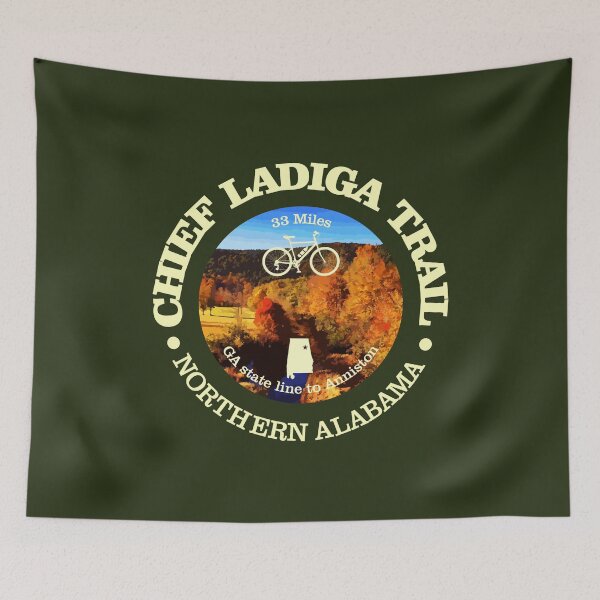 Item preview, Chief Ladiga Trail (cycling 2) designed and sold by curranmorgan.