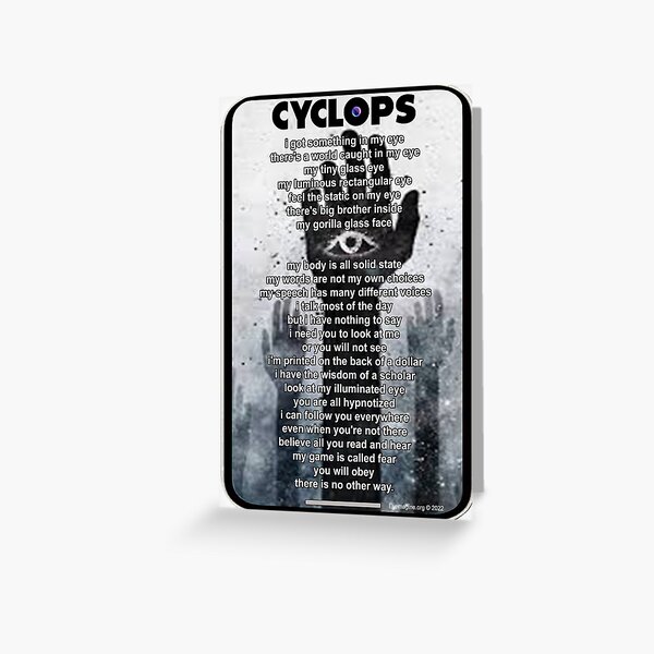 Cyclops Greeting Card