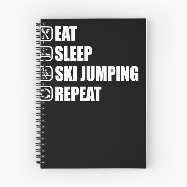 Item preview, Eat Sleep SkiJumping Repeat - Funny Snow Gift designed and sold by biNutz.