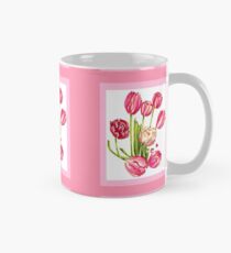 9 bunches of Pink Tulip Flowers by Kristie Hubler Mug