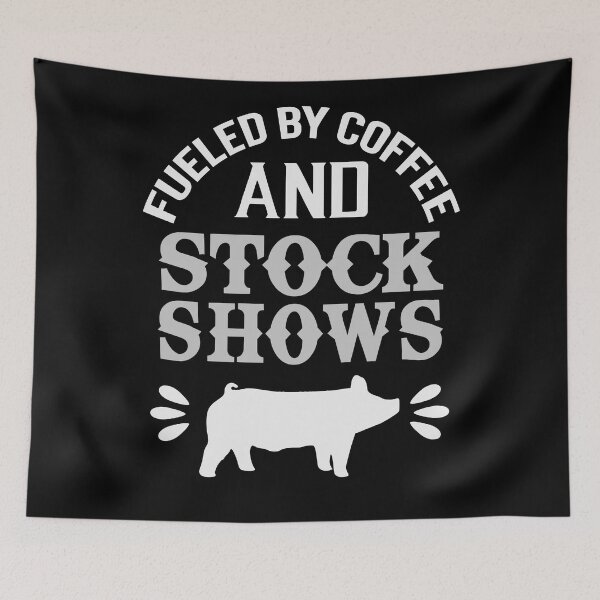 Item preview, Show Pigs - Fueled By Coffee And Stock Shows designed and sold by handsoftime2020.