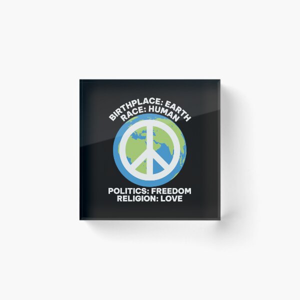 Item preview, Birthplace: Earth, Race: Human, Politics: Freedom, Religion: Love designed and sold by proearth2022.