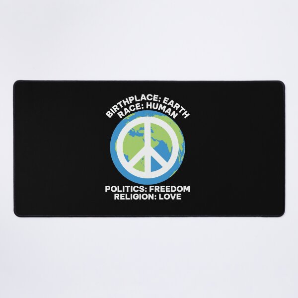 Item preview, Birthplace: Earth, Race: Human, Politics: Freedom, Religion: Love designed and sold by proearth2022.