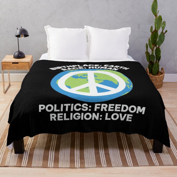 Item preview, Birthplace: Earth, Race: Human, Politics: Freedom, Religion: Love designed and sold by proearth2022.