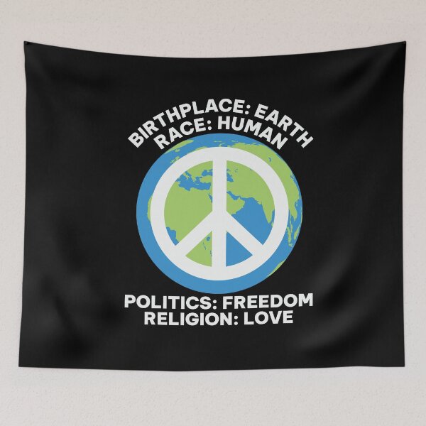 Item preview, Birthplace: Earth, Race: Human, Politics: Freedom, Religion: Love designed and sold by proearth2022.