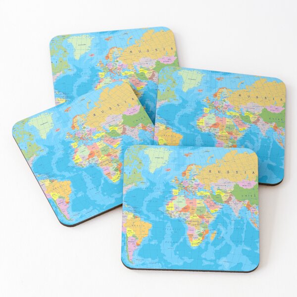 Item preview, Vintage world map designed and sold by pineapplearti.
