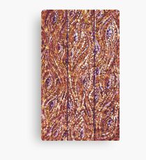 Wood Planks Pointillism by Kristie Hubler Canvas Print