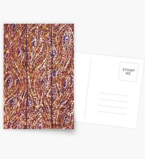 Wood Planks Pointillism by Kristie Hubler Postcards