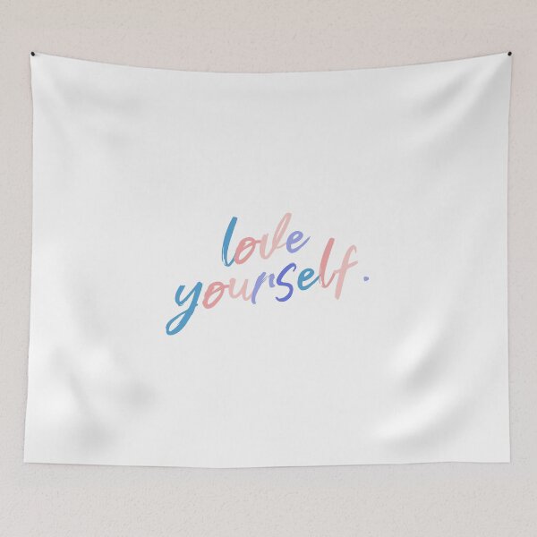 Item preview, Love Yourself | Simple Colorful Quote designed and sold by InnaPo ⭐⭐⭐⭐⭐.