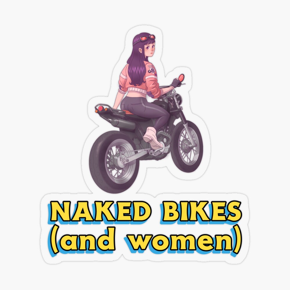 Póster for Sale con la obra «Motos desnudas (y mujeres)» de SimeonS |  Redbubble