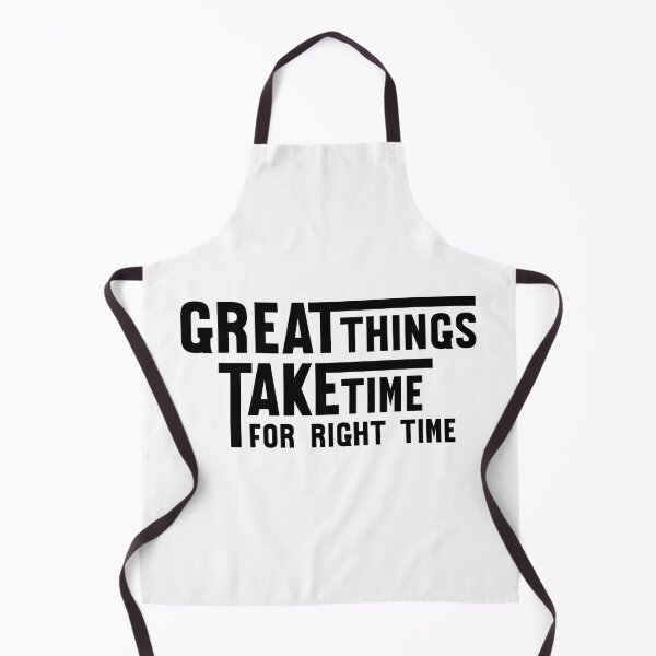 Item preview, Great Things Take Time for Right Time Motivational Inspirational Quotes Design designed and sold by RiyonArts.