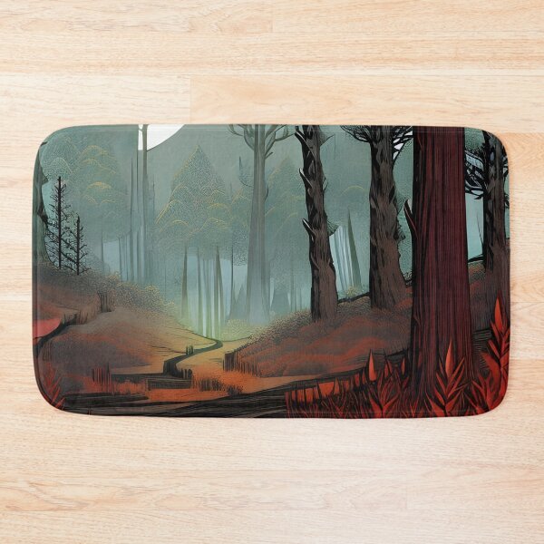 Item preview, Dark Forest, ink drawing, Ai Generated Art  designed and sold by ACC .