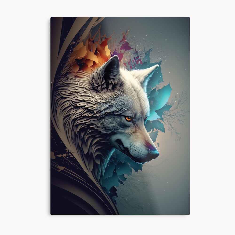 Brand New Wolf Art Board Print for Sale by brandnewmerch