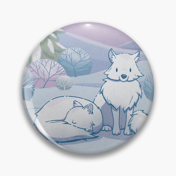Item preview, Winter Wonderland Foxes designed and sold by BeeAndClover.