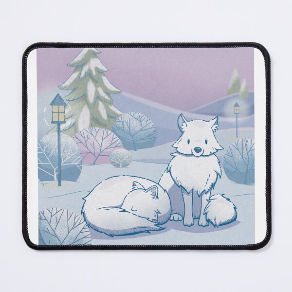 Item preview, Winter Wonderland Foxes designed and sold by BeeAndClover.