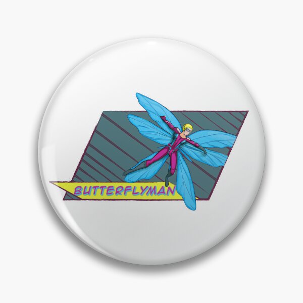 Item preview, Humor | Comic | Butterflyman | Superhero | Funny | Gift | Coolest | Fun designed and sold by PublicusApparel.