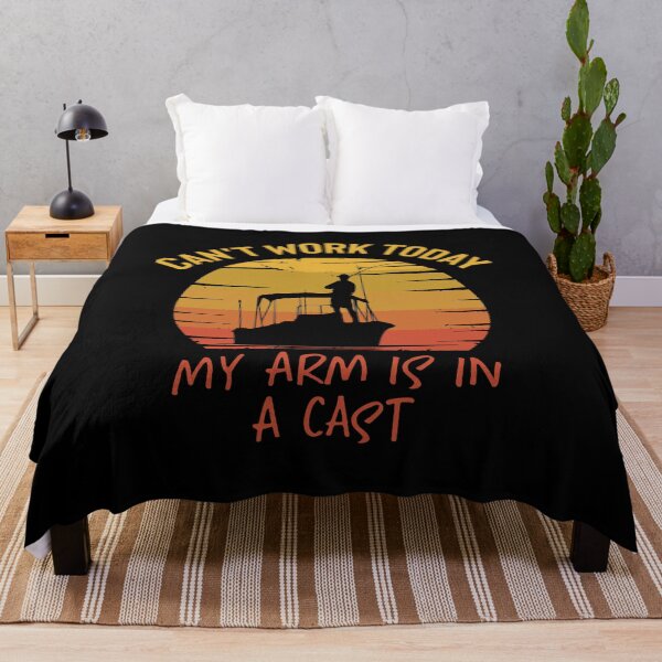Item preview, Men Can't Work Today My Arm is in A Cast Funny Fishing, Can't Work Today My Arm is in A Cast, funny fishing,fishing,fisherman,vintage designed and sold by RedArtsDesign.