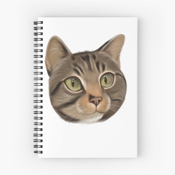 Item preview, Tabby cat face designed and sold by Colonels  Basement.