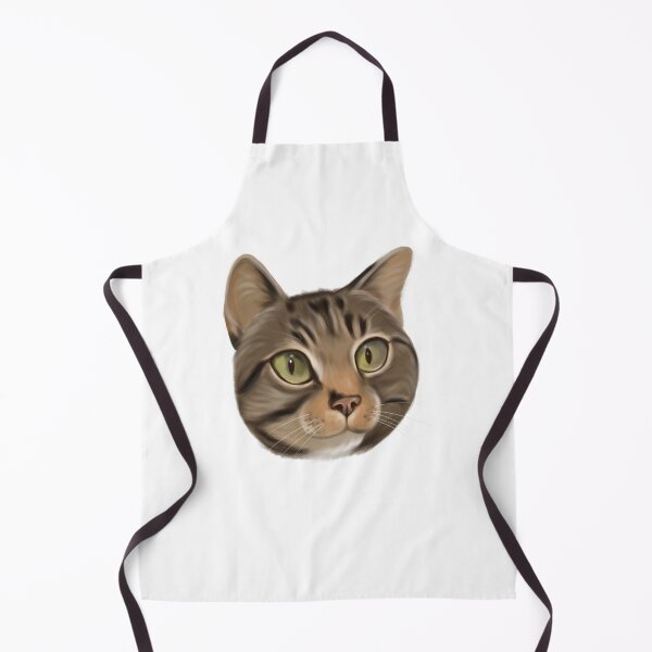 Item preview, Tabby cat face designed and sold by Colonels  Basement.