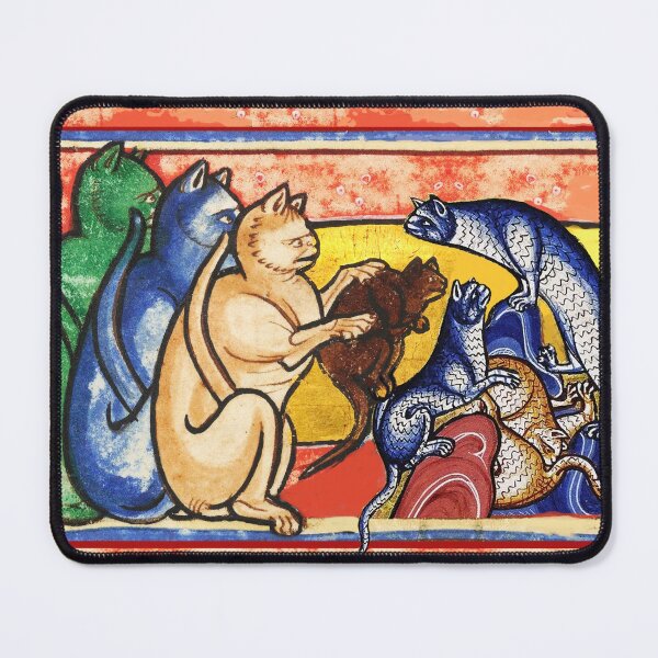 Item preview, SEVEN MEDIEVAL CATS  designed and sold by BulganLumini.